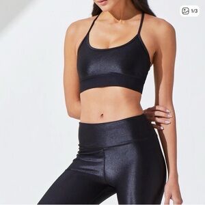 Noli Shimmering Black Sports Bra